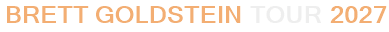 Brett Goldstein Tour 2027